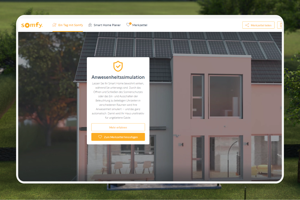 Storytelling – Ein Tag mit Somfy