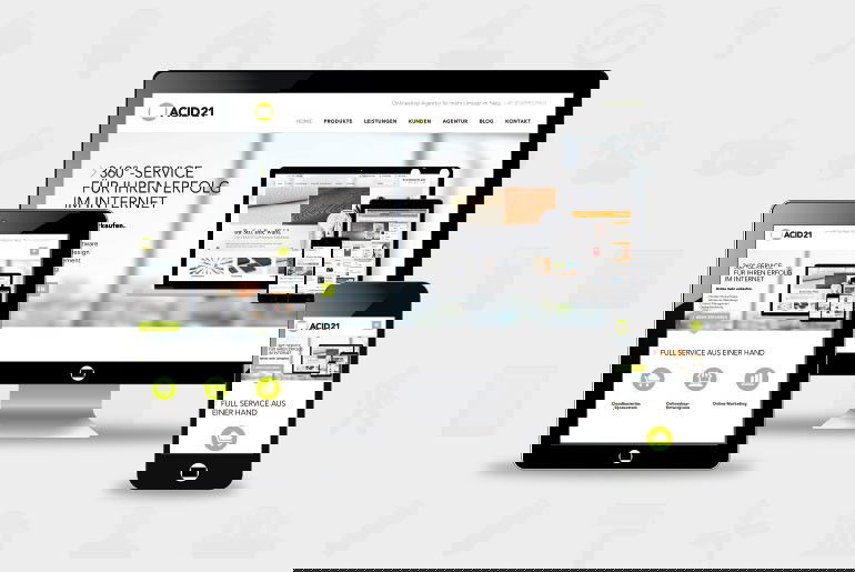 Alles neu! Website-Relaunch der Internetagentur ACID21 Alles neu! Website-Relaunch der Internetagentur ACID21